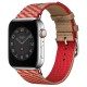 Apple Watch Cloth Loop Kırmızı Kahve Apple Watch Cloth Loop Kırmızı Kahve
