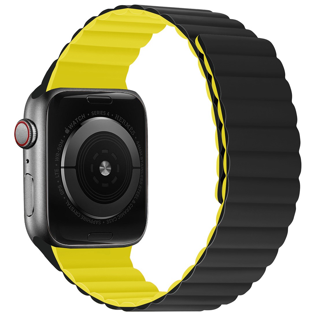 Apple Watch Bump Loop Siyah Sarı Apple Watch Bump Loop Siyah Sarı