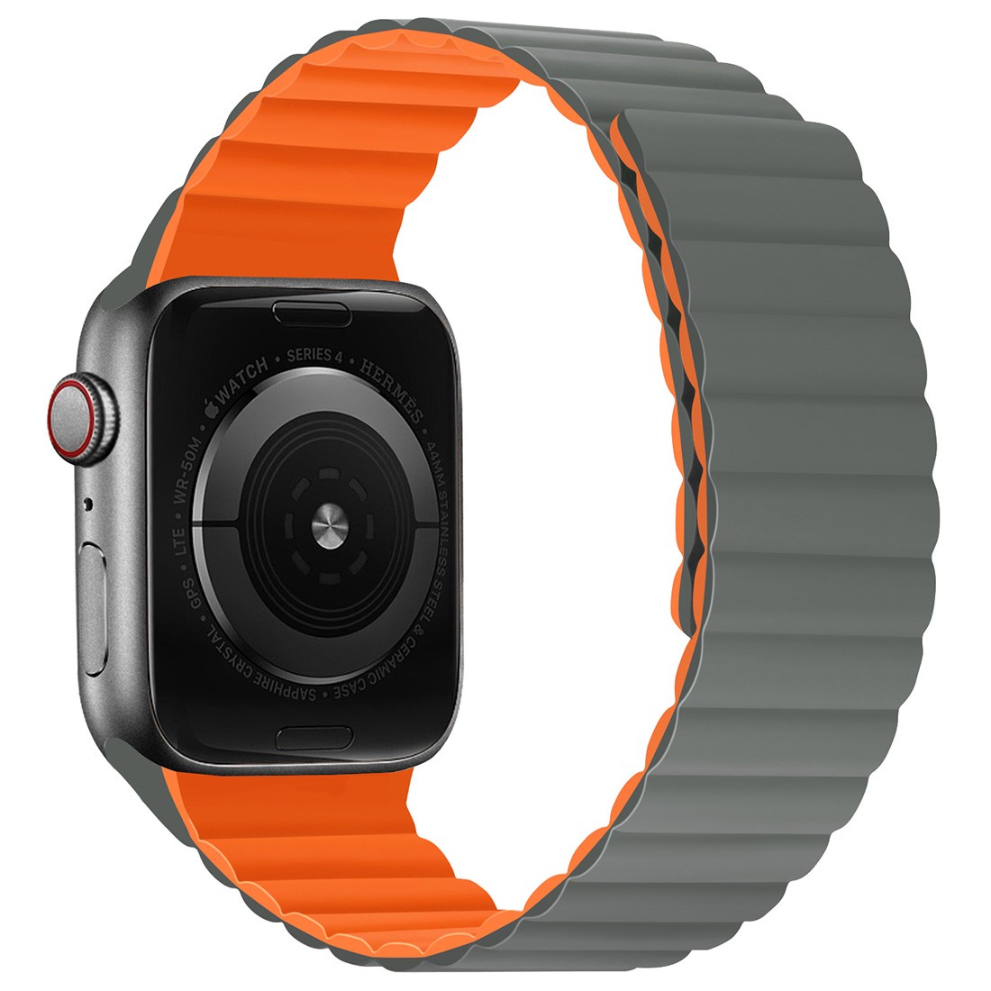 Apple Watch Bump Loop Gri Turuncu Apple Watch Bump Loop Gri Turuncu
