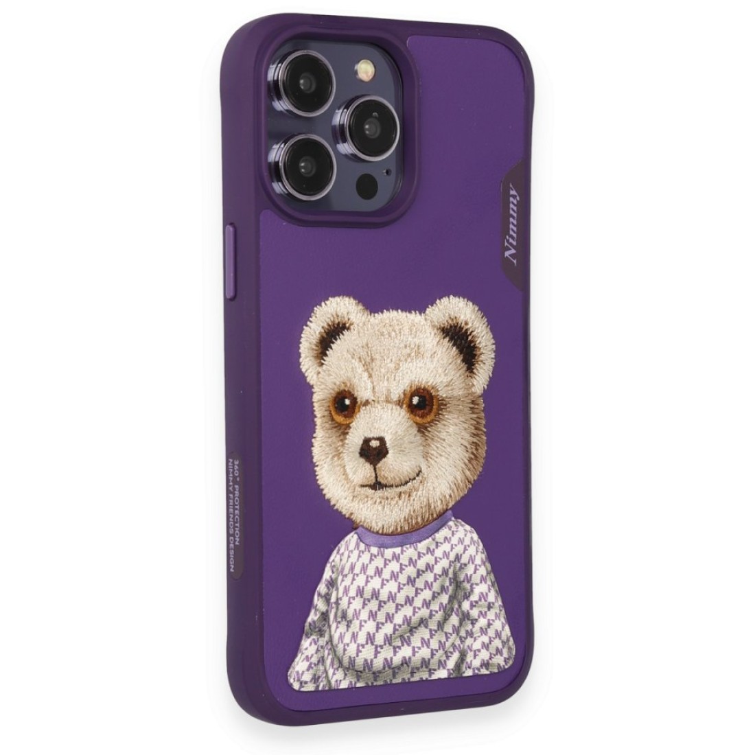 iPhone 14 Pro Max Nakış Desenli Mor iPhone 14 Pro Max Nakış Desenli Mor