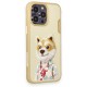 iPhone 14 Pro Max Nakış Desenli Gold iPhone 14 Pro Max Nakış Desenli Gold