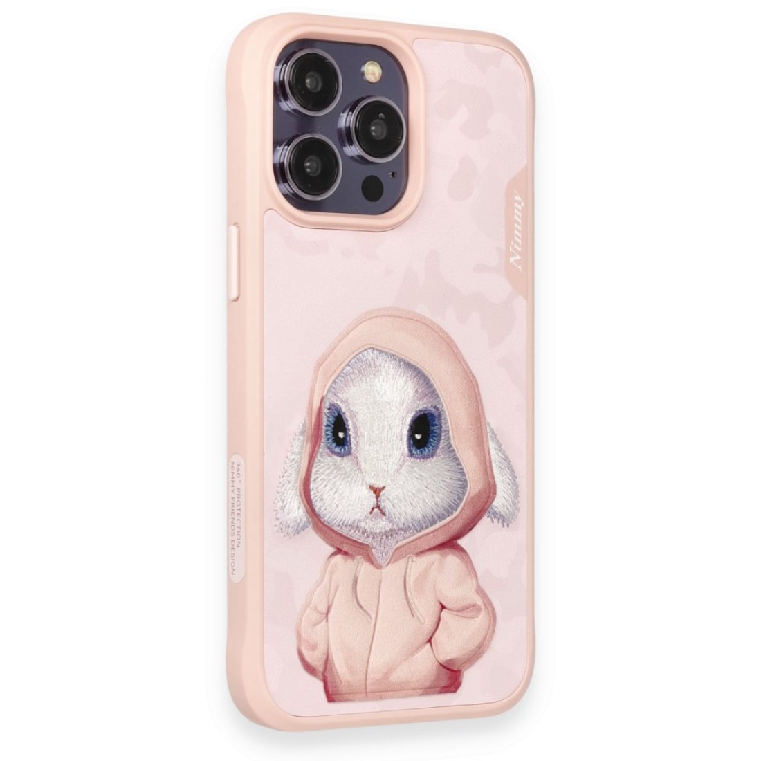 iPhone 14 Pro Max Nakış Desenli Pembe iPhone 14 Pro Max Nakış Desenli Pembe