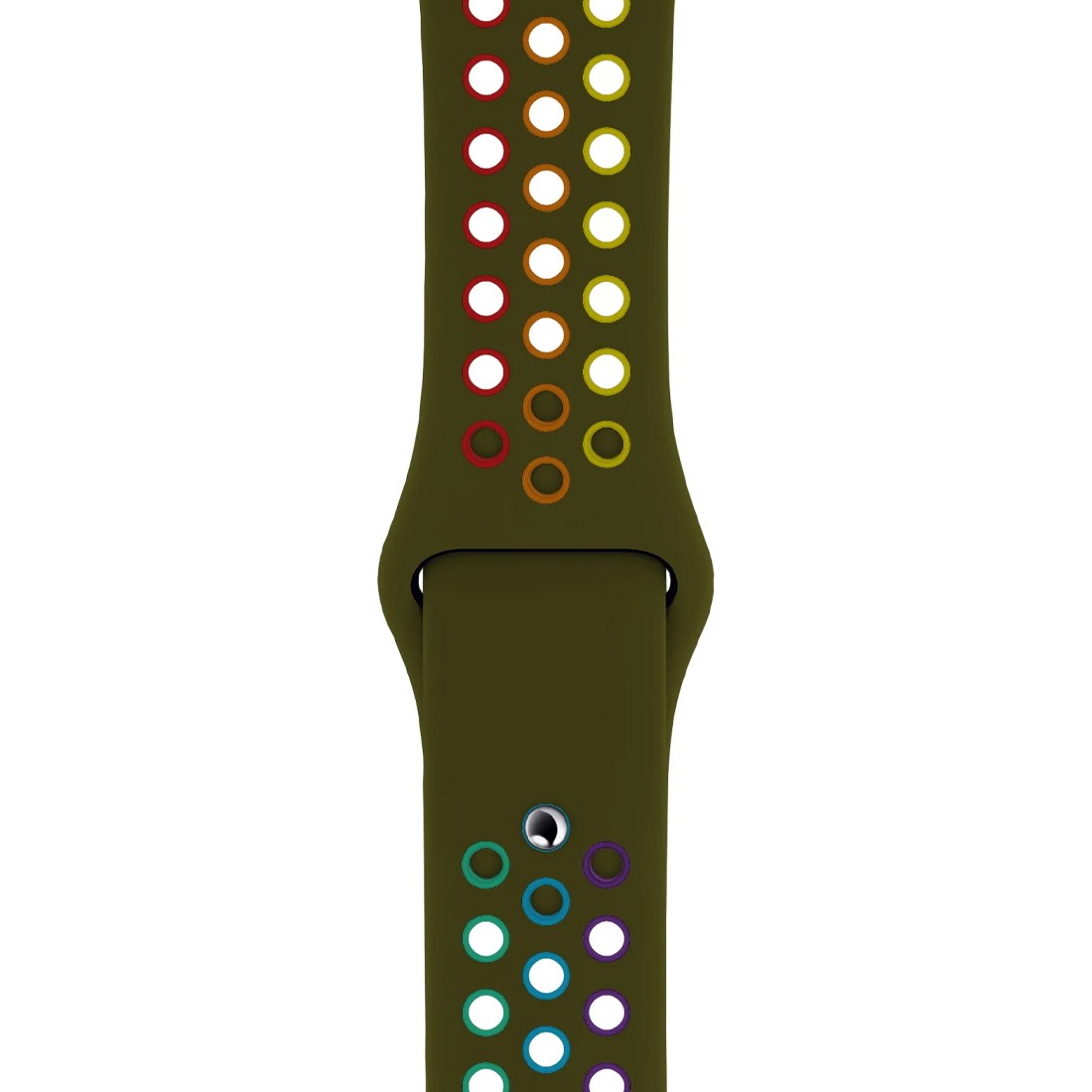 Apple Watch High Loop Asker Yeşili Gökkuşağı Apple Watch High Loop Asker Yeşili Gökkuşağı