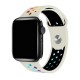 Apple Watch High Loop Beyaz Siyah Gökkuşağı Apple Watch High Loop Beyaz Siyah Gökkuşağı